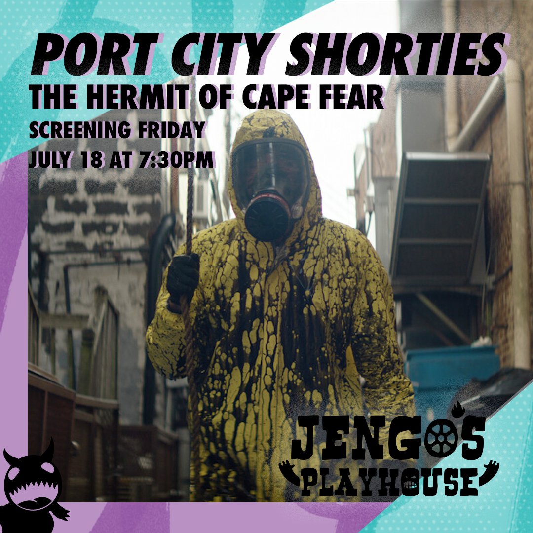 🚨 Friday night sci-fi alert!

 The Hermit of Cape Fear screens July 18 at 7:30PM during Port City Shorties at Jengo’s Playhouse.

🌀 Parallel realities, family ties, and a mysterious guide.

🎟️ $10 tickets: jengos.eventive.org
#WilmingtonNC #SciFiFilm #IndieFilm #Cucalorus