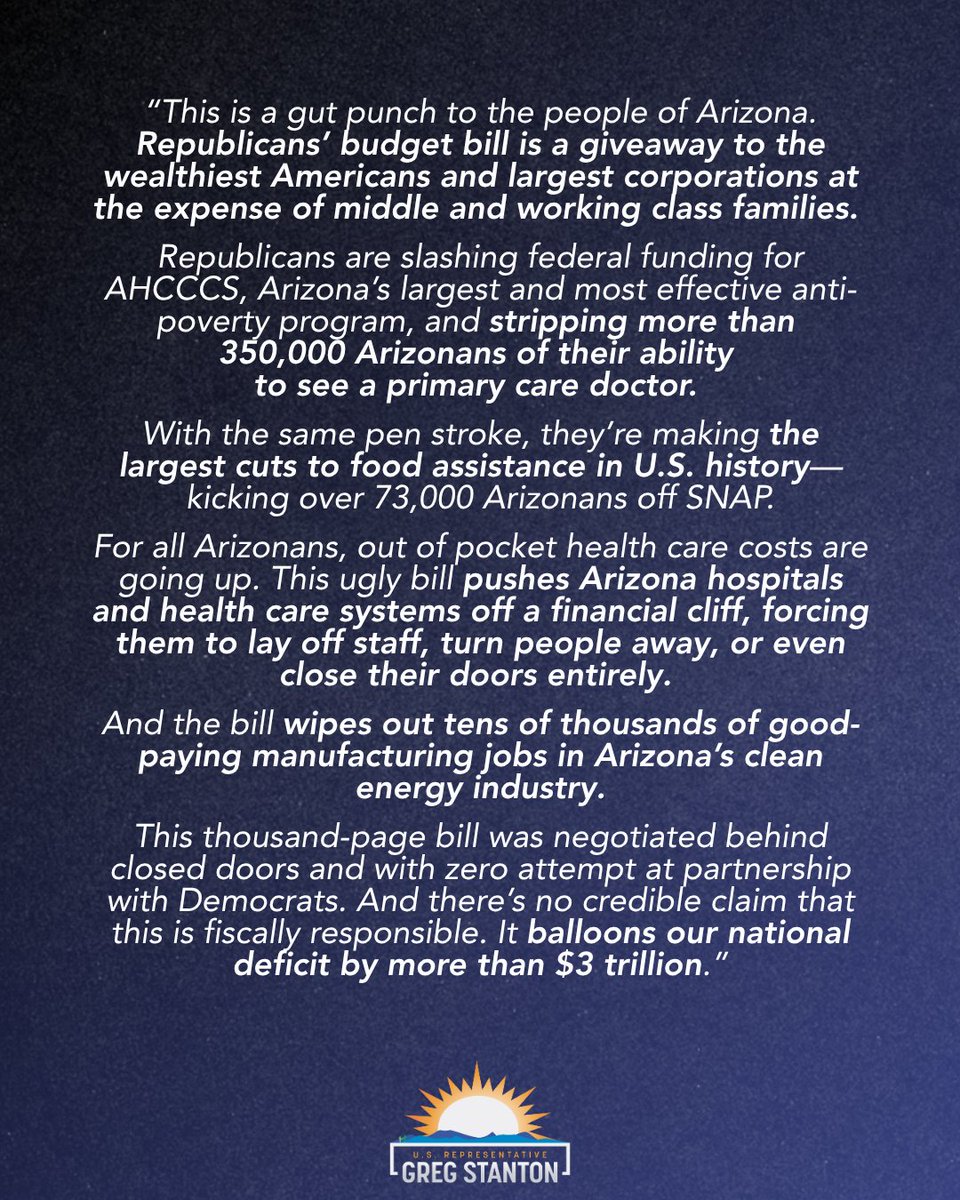 robwgriffith's tweet photo. @GriffithJen Here is another view point from my AZ Congressman https://t.co/9HeZ1so1fw