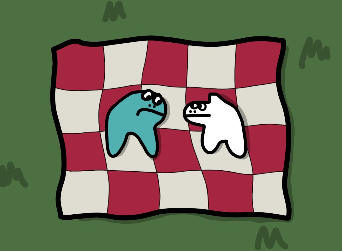 They’re on a picnic in love #hrt #horseracetests