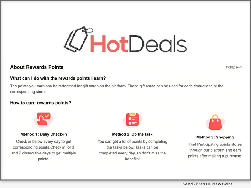 robinsnewswire's tweet image. Newswire: HotDeals Launches New Rewards Points System: Unlock Exclusive Benefits and Earn Big: LOS ANGELES, Calif., July 3, 2025 (SEND2PRESS NEWSWIRE) -- HotDeals has just… dlvr.it/TLjvDR #HotDeals #RewardsPoints #MembershipBenefits #ExclusivePerks #EarnAndRedeem