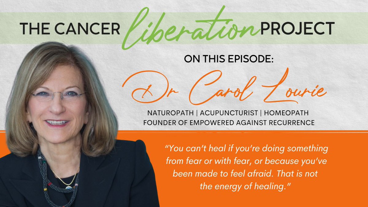 If you or someone you care about is navigating breast cancer, I highly recommend you tune in to today’s episode of The Cancer Liberation Project! 

bit.ly/3Gtvflg
#cancerliberationproject #cancersupport