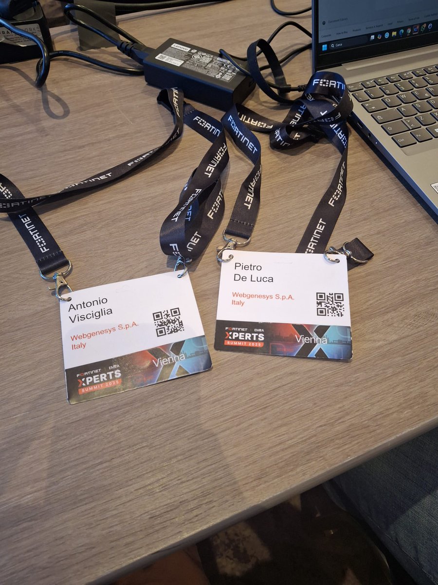 In questi giorni i nostri colleghi Antonio Visciglia e Pietro De Luca dell’area ANSIM – Advanced Network Security &amp; Infrastructure Management sono a Vienna, dove partecipano allo Xperts Summit EMEA 2025, l’evento annuale dedicato alla community di esperti <a href="/Fortinet/">Fortinet</a>.