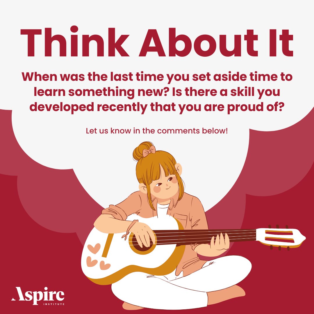 aspire_leaders's tweet image. Great leaders know that you never stop learning. They eagerly pursue knowledge and are always open to new opportunities to learn. This #ThinkAboutItThursday, we want to know: When was the last time you set aside time to learn something new?

Let us know!