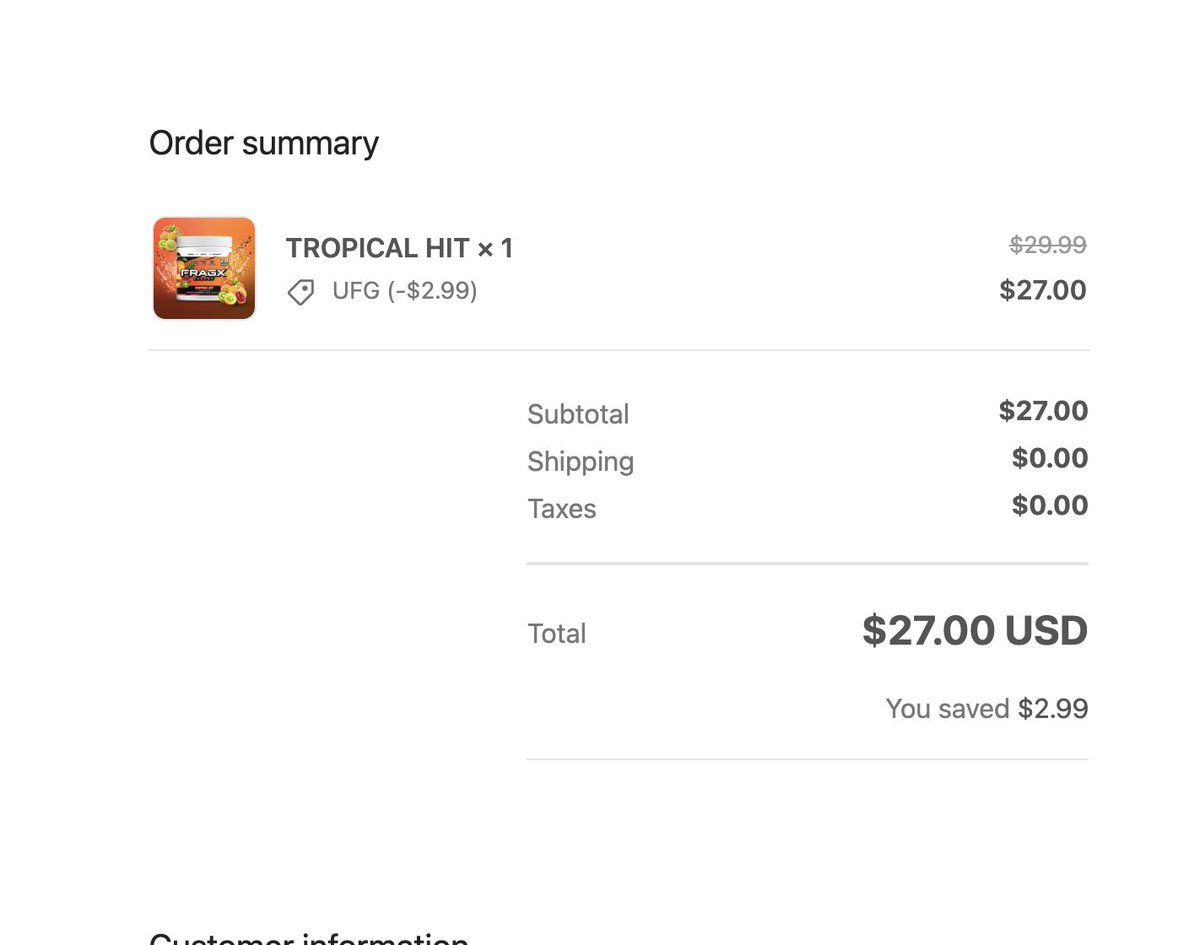 UFGllc's tweet image. We just placed a order of Tropical Hit from @FRAGXEnergy—can’t wait to try it and share our first impressions once it arrives!