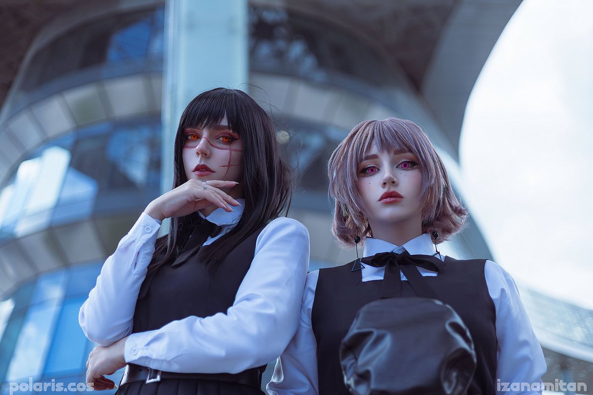 izanamitan's tweet photo. Death Demon and War Demon - Chainsawman

Kiga - @izanamitan 
Yoru - @po_olariss 

#cosplay #chainsawman https://t.co/R2WC3GJKZC