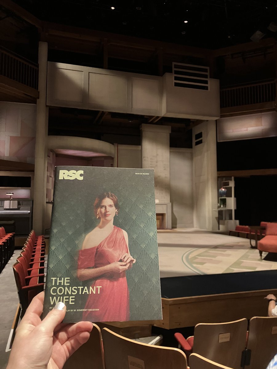 After unfortunately missing the press night due to illness, I’m very grateful to <a href="/TheRSC/">The RSC</a> for fitting me in to review ‘The Constant Wife’ tonight! ✨ 

Review to come on <a href="/ATDazzles/">All That Dazzles</a> 🎭