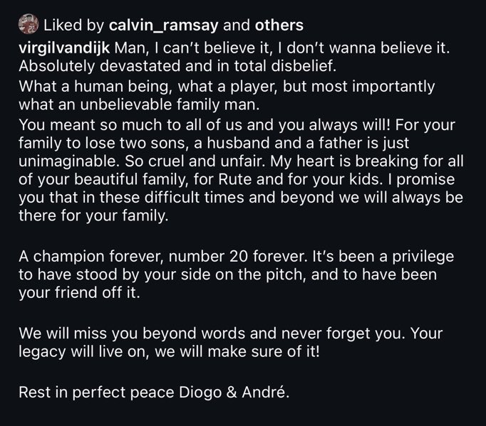 AnfieldEdition's tweet photo. Virgil ❤️ 😢 https://t.co/e2lPR13GgM