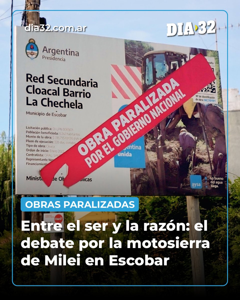 ✂️ Entre el ser y la razón: el debate por la motosierra de Milei en Escobar

👎 Los concejales de La Libertad Avanza rechazaron una serie de proyectos para pedirle a la Nación que reanude las obras públicas paralizadas. A cambio, desafiaron a Sujarchuk. lc.cx/ItBizv
