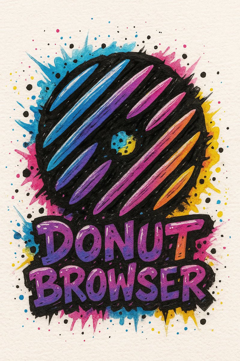 rainled's tweet image. 🔥🍩✨ Say hello to your new favorite tab buddy!

Explosive colors, sweet vibes, and a browser that’s all about fun and freedom.

🎨💥 Donut Browser — browse like you mean it.

#DonutBrowser #WebWithSprinkles #SplashOfFun