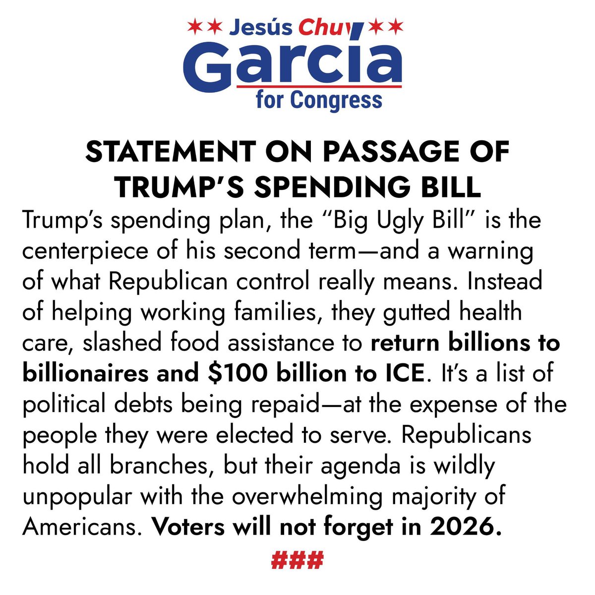 Jesús “Chuy” García tweet media