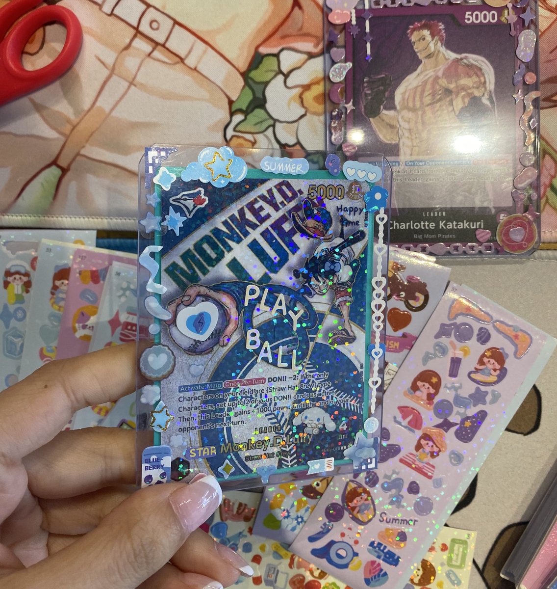 acebunnytcg's tweet image. ⚾️ flash giveaway ⚾️

I know lots of people are worried about not getting a baseball Luffy due to stock or scalpers so..

i’ll be giving away 1 Blue Jays Luffy proxy 

just:
⚾️follow
⚾️retweet
⚾️tag someone

🧢ends July 4th 12pm EST
🧢global shipping (doesn’t include decorations)