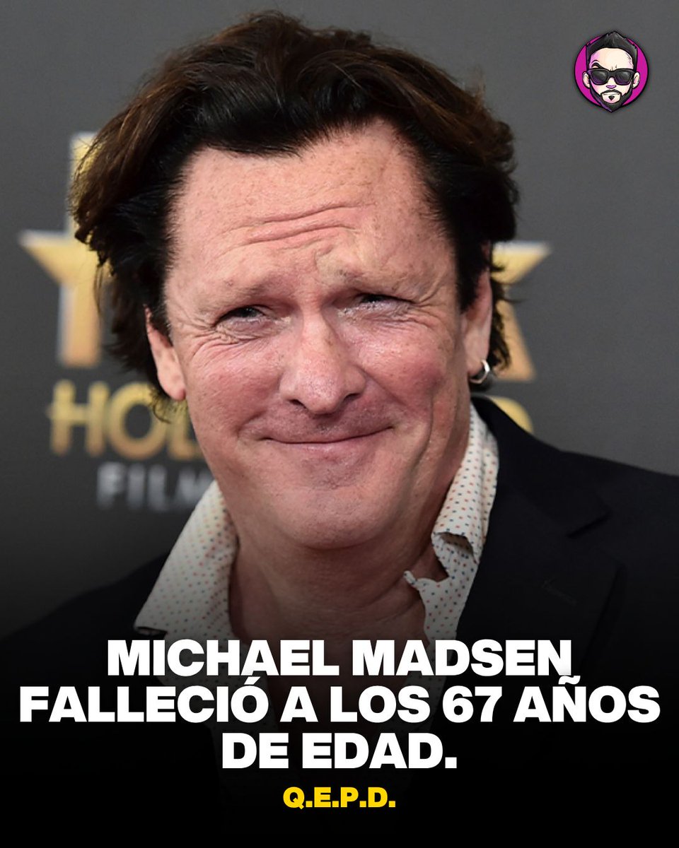 Lamentamos informar el fallecimiento del actor #MichaelMadsen a sus 67 años de edad.
Es conocido por sus papeles en las películas de Tarantino, como "Reservoir Dogs" o "Kill Bill".
Fue encontrado sin vida en su casa y según su representante, Ron Smith, el motivo se debe a un paro