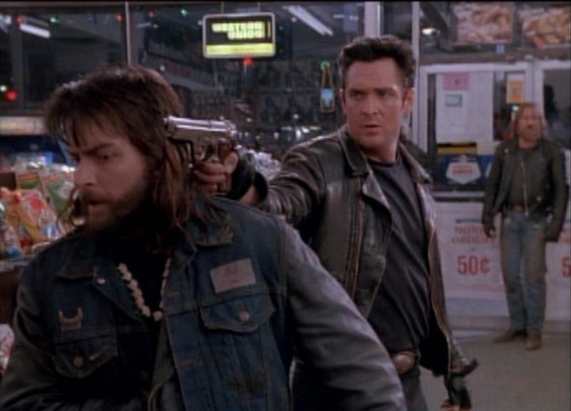 allan7783's tweet image. RIP Michael Madsen. One of his most powerful and underrated roles was in a great movie Beyond the Law. He was more than an actor, he was a poet, and even had my friend and acting teacher Bruce Glover read his work to audiences. A rare talent, gone too soon. Check this movie out!
