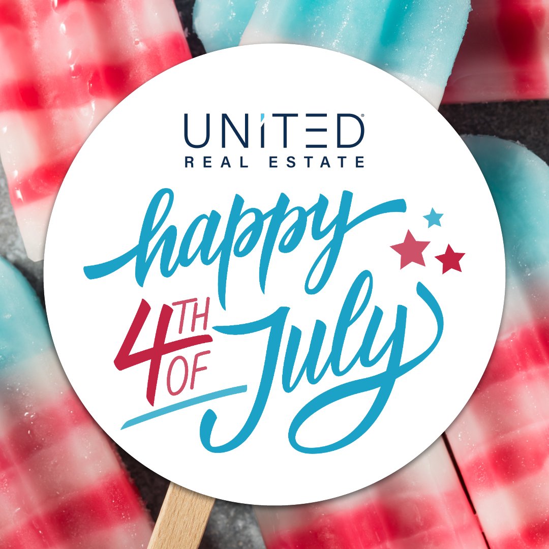 United_RE's tweet photo. Home of the Free, Because of the Brave. This Independence Day, we celebrate freedom, community and the place we all call home. From all of us at United Real Estate, we wish you a safe and joyful 4th of July! #UnitedRealEstate #FourthOfJuly https://t.co/EMT6d1GTIw
