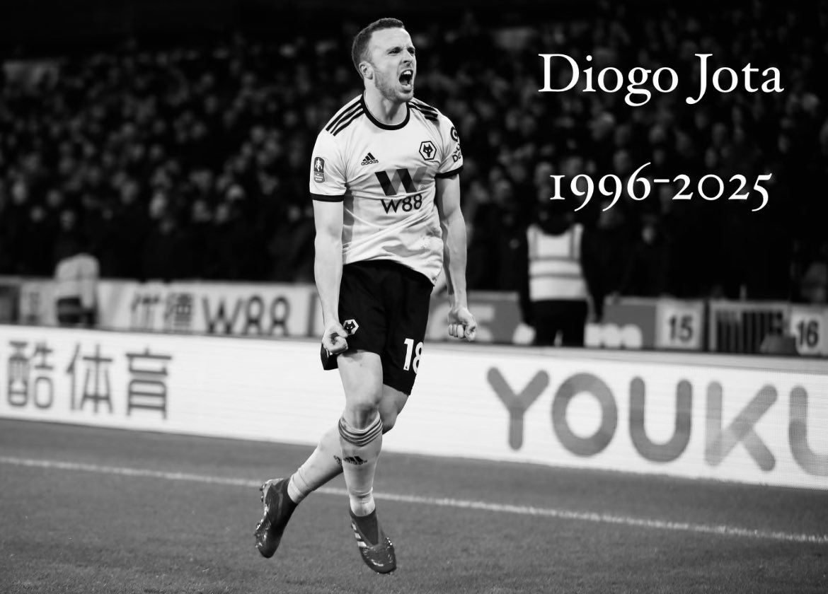 Once a Wolf, forever a Wolf.

He was always appreciated and will always be remembered.

One of the very best in a Wolves shirt in my lifetime. Thank you for the happiness you brought us and for all the memories.

We all pray for your family and friends.

Fly high, Diogo❤️