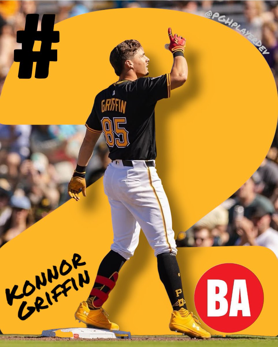 Pittsburgh Pirates Player Development Report (@pghplayerdev) on Twitter photo SS/OF Konnor Griffin is the No. 2 ranked Prospect in the newest <a href="/BaseballAmerica/">Baseball America</a> Top 100 update
#LetsGoBucs SS/OF Konnor Griffin is the No. 2 ranked Prospect in the newest <a href="/BaseballAmerica/">Baseball America</a> Top 100 update
#LetsGoBucs