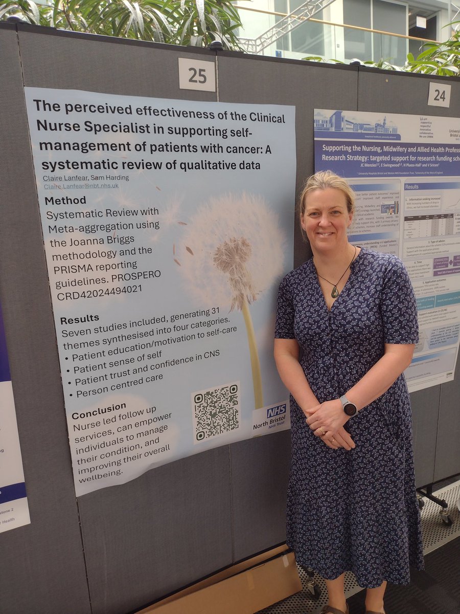 What a great poster presented by <a href="/ClaireLanfear/">Claire Lanfear</a> at today's #CHCR2025 conference. Stunning poster and great paper recently published <a href="/ResearchNBT/">Research at North Bristol NHS Trust</a>