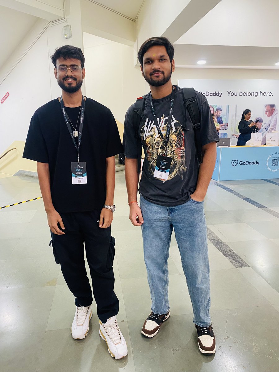 Vaibhav Singh (@xvaibhavsingh) on Twitter photo Great meeting <a href="/Piyush_eon/">Piyush Agarwal ( RoadsideCoder on YT )</a> <a href="/ReactNexus/">React Nexus</a> ! We talked about what we’re working on - really appreciate the effort he puts into his tutorials. 🤘🏻
#reactnexus Great meeting <a href="/Piyush_eon/">Piyush Agarwal ( RoadsideCoder on YT )</a> <a href="/ReactNexus/">React Nexus</a> ! We talked about what we’re working on - really appreciate the effort he puts into his tutorials. 🤘🏻
#reactnexus