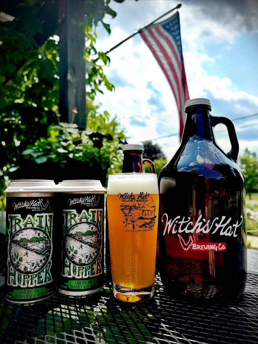 Tomorrow we will be closed to recognize Independence Day 🇺🇸

Cans of Train Hopper are back in stock and Bear Ass Wheat returns on tap—Cheers! 🍻