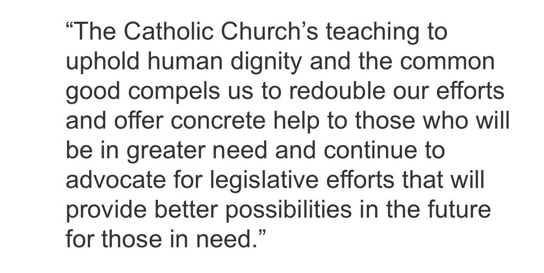 The conservative president of the American bishops conference Archbishop Timothy Broglio lambasts the Trump-Vance bill as an “unconscionable” affront to human dignity.