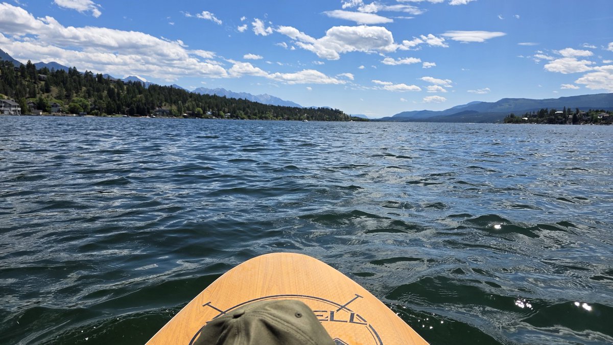 Beauty day out?

That's a paddlin'