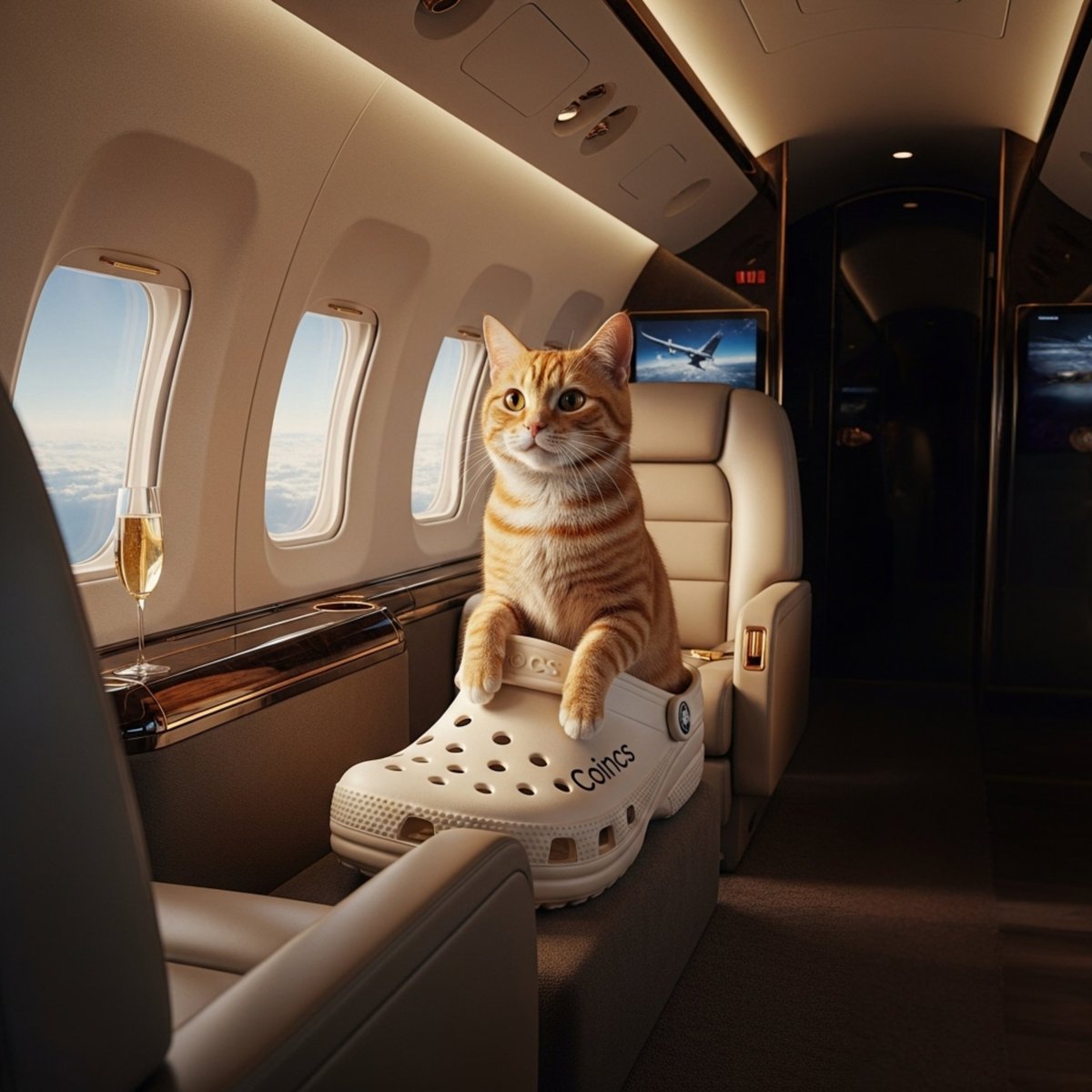 COINCSOFF's tweet photo. Big Moves Incoming! 🚀
Catch me if you can – I'm off to somewhere epic! Details dropping soon. Stay tuned! 😉

#Solana #Cat #Airplane