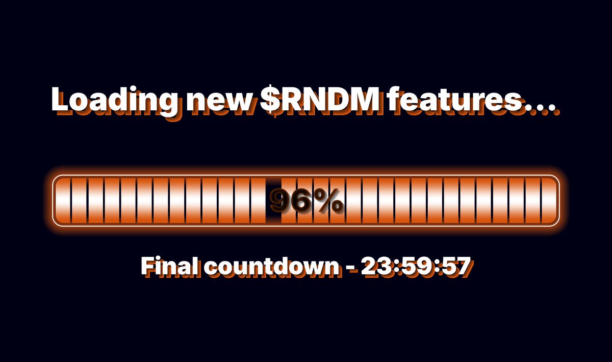 random_token25's tweet photo. Tomorrow

#random_token #chaos #meme #memecoin #Crypto  #CryptoTrading #CryptoTrading #CryptoLaunch #Bot #Web3 #Web3MadeEasy #Web3AI #Web3Builders 

@fourdotmemezh @four_meme_ @BNBCHAIN @PancakeSwap 

$RNDM $BNB $CAKE https://t.co/dhvYCsauFT
