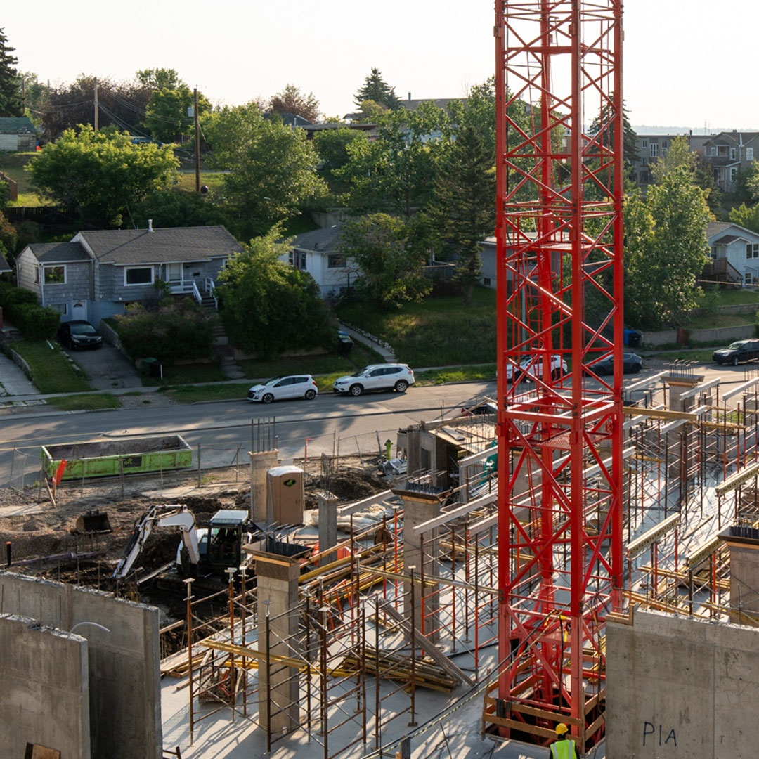 gravarch's tweet photo. Construction is well underway on this exciting Mission Road development—over a decade in the making!⁠ As the design architects of this project, we are proud to see this long-term vision take shape!⁠ #gravityarchitecture https://t.co/MS0rSNI7bh https://t.co/RrJdYRQDGr