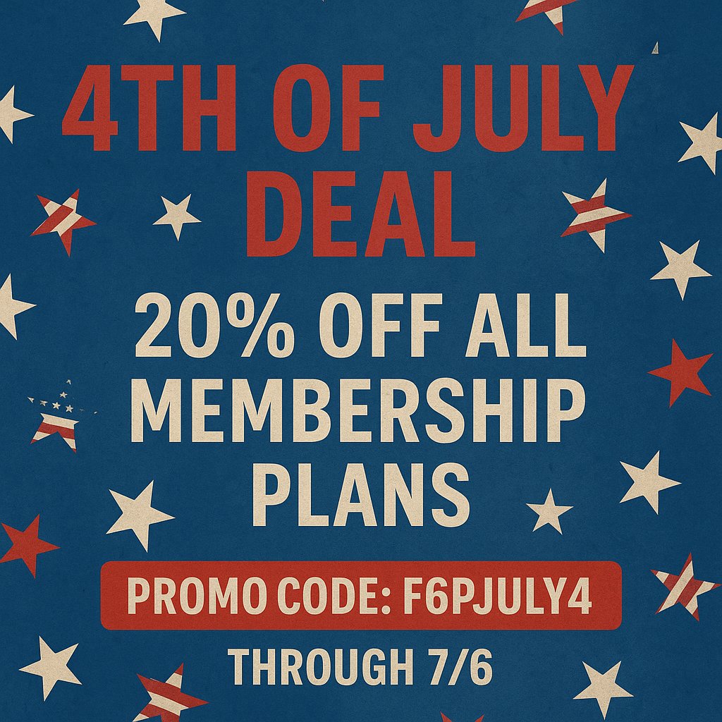 🎆 4th of July Sale! 🎆

Get 20% OFF all Fantasy Six Pack memberships with code F6PJULY4 🇺🇸

Unlock award-winning rankings, Draft Cheat Sheet Tool, Projections, DFS/Betting picks, Discord access &amp; more!

➡️ fantasysixpack.net/plans

Ends 7/6! 

#FantasyFootball #DFS #July4thSale