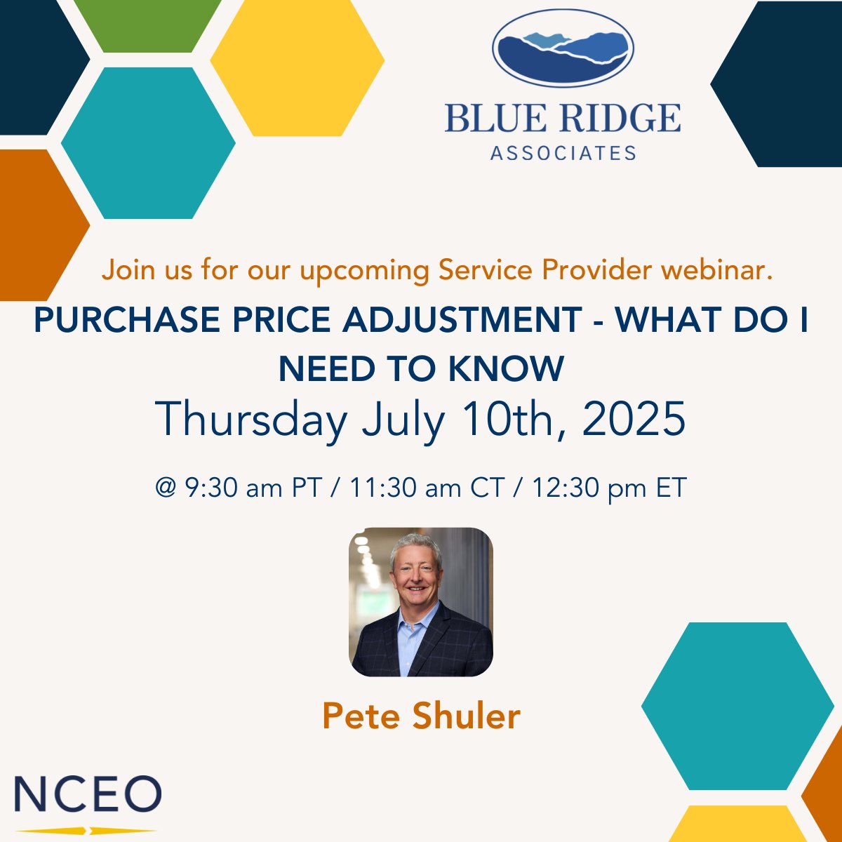 ESOP purchase price adjustments looming? Don't navigate blindly. Our webinar reveals the critical steps plan sponsors need for TPA communication, loan impacts, and share release strategies. Turn uncertainty into expertise. Register now!  #ESOP #NCEO nceo.org/events/purchas…
