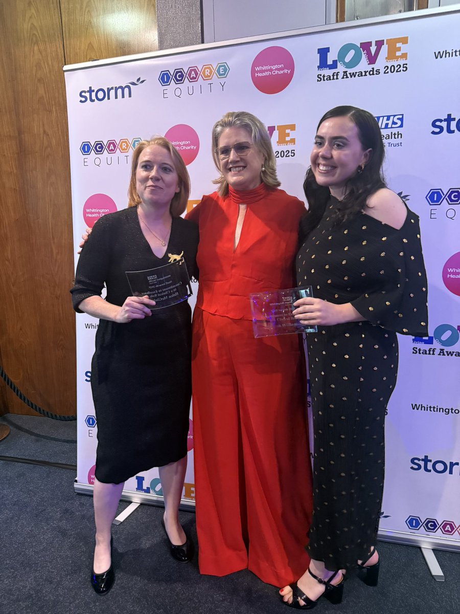 Well done to Helen McGinley and Hannah Williamson who have both just won our ‘Commitment to Excellence in a Clinical Role award’ 🙌 

#WhitAwards