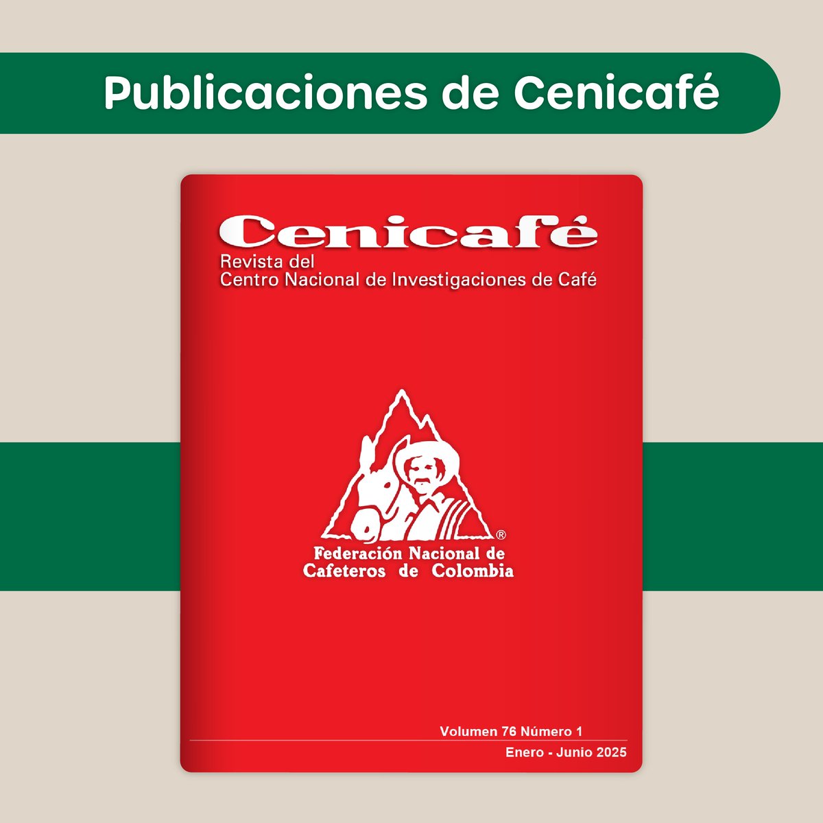 CENICAFÉ (@cenicafe) on Twitter photo Nuestra revista tiene como objetivo divulgar los resultados de investigación de #cenicafe, en forma de artículos científicos impresos.
Descargue el Volumen 76 No. 1 de 2025 en acortar.link/snrPm7
#MásFederación
#caficultores
#caficultura
<a href="/FedeCafeteros/">Federación Nacional de Cafeteros</a> Nuestra revista tiene como objetivo divulgar los resultados de investigación de #cenicafe, en forma de artículos científicos impresos.
Descargue el Volumen 76 No. 1 de 2025 en acortar.link/snrPm7
#MásFederación
#caficultores
#caficultura
<a href="/FedeCafeteros/">Federación Nacional de Cafeteros</a>