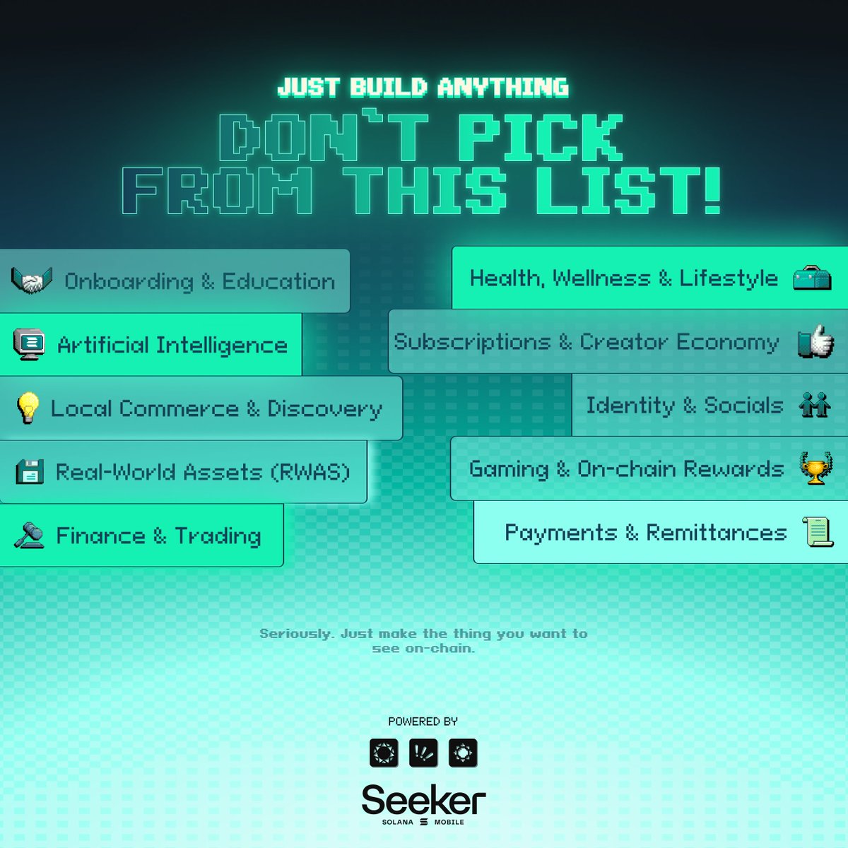 We handle the cosmic overthinking so you can just vibe. Categories got examples.

You're welcome.