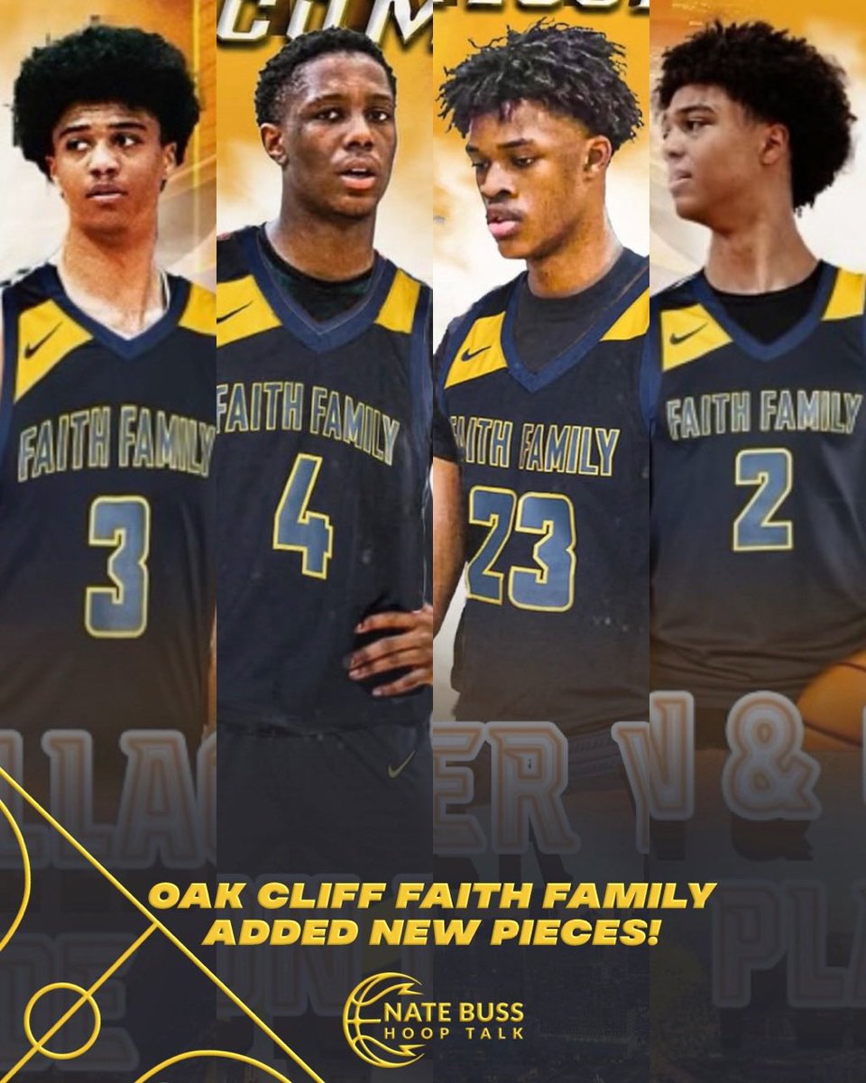 After accepting an invitation into the prestigious Nike EYBL Scholastic League, Oak Cliff Family Family (TX) reloaded its roster with:

6’9 Xavier Young ‘28 - ranked 18th
6’10 Gavin Placide ‘26 - ranked 53rd
6’9 Gallagher Placide ‘26 - ranked 77th
6’0 Cameron Lomax ‘26 - top 130