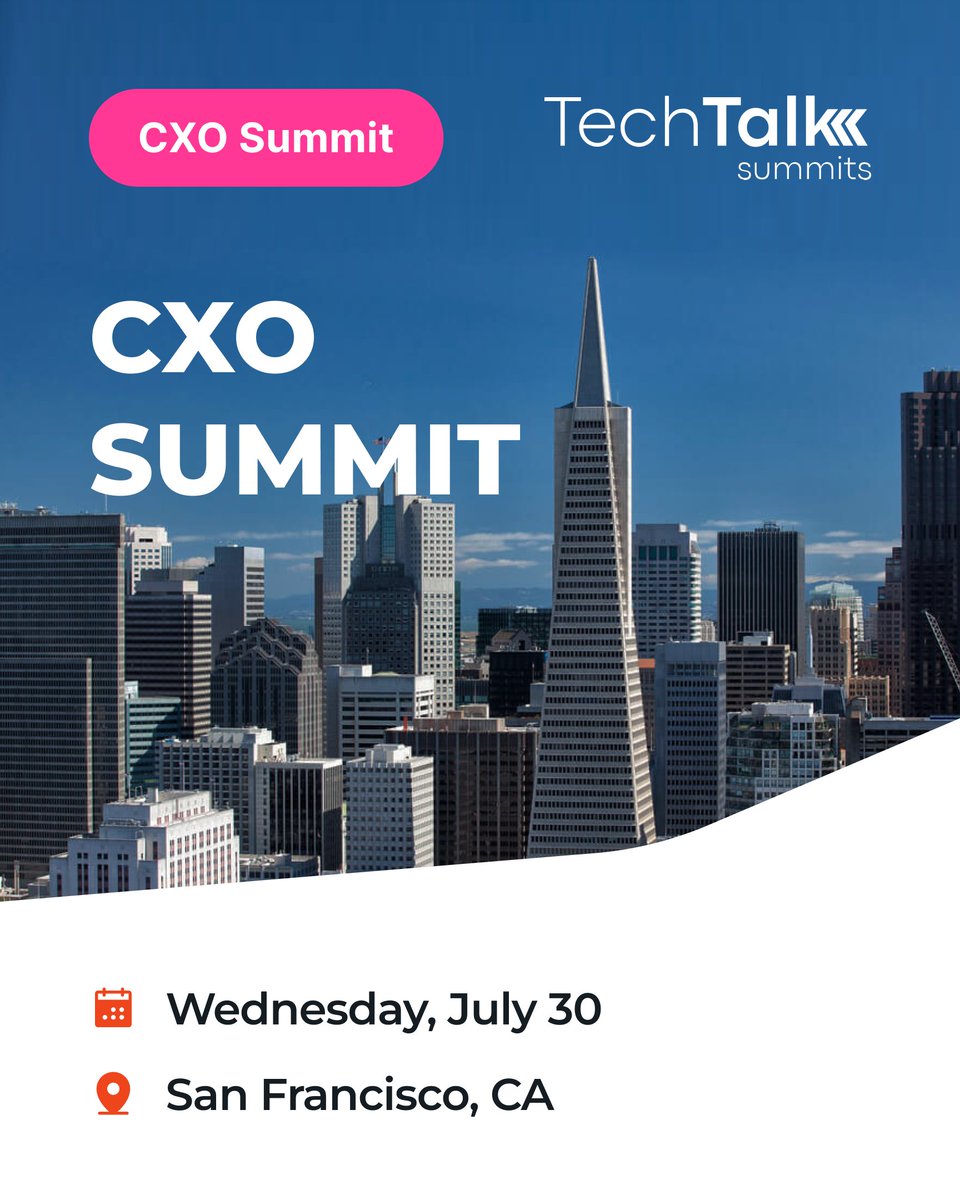 techtalksummits's tweet image. #SanFranciscoTech, we&apos;re just one month away from the next #TechnologyExecutiveSummit at Morton&apos;s The Steakhouse! Join us to gain valuable insights and keep your organization at the forefront of a rapidly evolving business industry, while you enjoy a high-end dinner and drinks.…