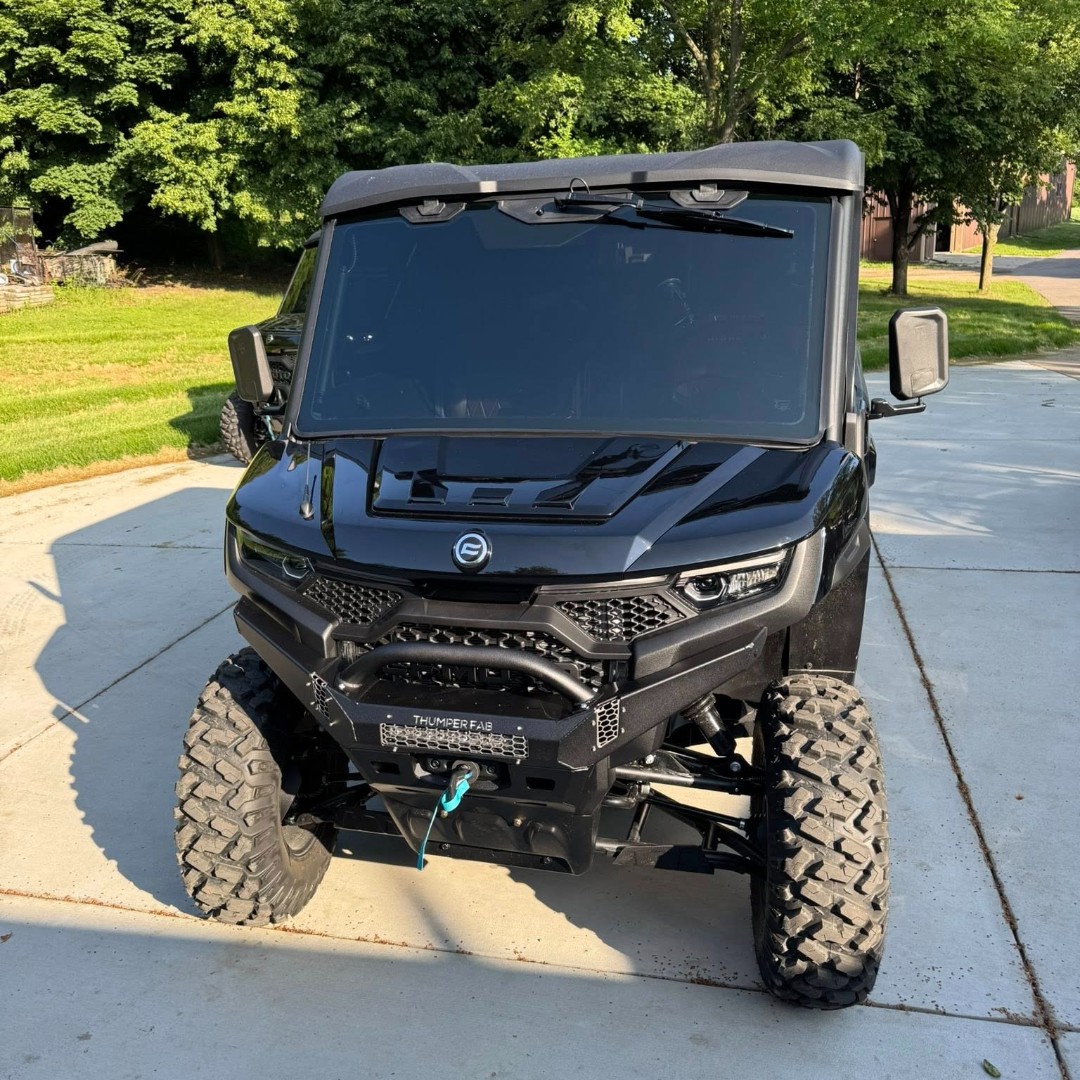 Big shoutout to Bob Mason, one of our awesome customers, for showing off his Thumper Fab CF MOTO bumpers! 💥 We appreciate your support and love seeing our gear out in the wild. Thanks for thumpin’ with us, Bob! 👊🔥#ThumperFab #CFMOTO #Offroad