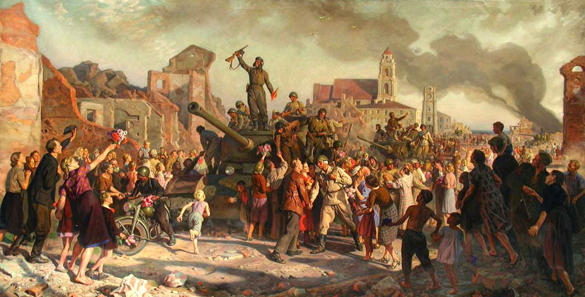 MLeninists's tweet image. 81 years ago, on July 3, 1944, the Red Army liberated the capital of Soviet Belarus, Minsk from Nazi occupiers.
