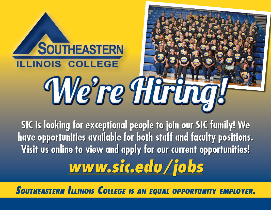 Teach part-time at SIC! 📚🦅 We're expanding our pool of adjunct faculty in many subjects. $515/credit hr. Master’s required. Flexible, rewarding work! Apply: sic.edu/employment/adj… 
#HigherEdJobs #SoutheasternIllinoisCollege