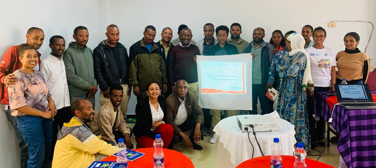 for_esd's tweet photo. ESD Debremarkos held a powerful HPHE project update workshop with gov’t partners from Debremarkos, Dembecha &amp; Mechek.
From GBV case management to safe spaces, cash grants &amp; referral pathways — the impact is life-saving.
#EndGBV #HPHE #ESDforChange 💪✨ https://t.co/eWJa2fp0Wb