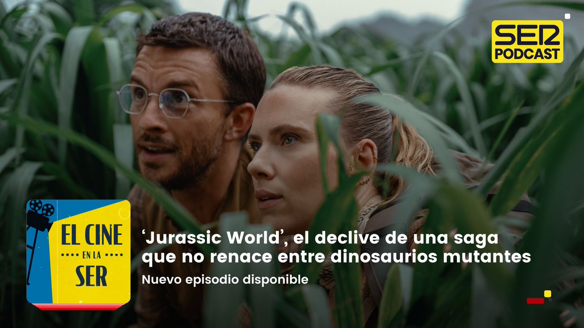 El cine en la SER (@elcineenlaser) on Twitter photo 🦕 ¡Nuevo episodio!
#JurassicWorldElRenacer y la saga de dinosaurios que inició Spielberg y nos enamoró
+ Cine chino con #BlackDog y 'Breve historia de una familia', la obra de Maurice Pialat
🎧 YA disponible en <a href="/SERPodcast/">SER Podcast</a> y plataformas linktr.ee/ElCineEnLaSER 🦕 ¡Nuevo episodio!
#JurassicWorldElRenacer y la saga de dinosaurios que inició Spielberg y nos enamoró
+ Cine chino con #BlackDog y 'Breve historia de una familia', la obra de Maurice Pialat
🎧 YA disponible en <a href="/SERPodcast/">SER Podcast</a> y plataformas linktr.ee/ElCineEnLaSER