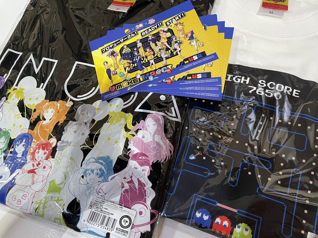 🎊#pacman x #idolmaster collab🎊 Come to see the giant wall at