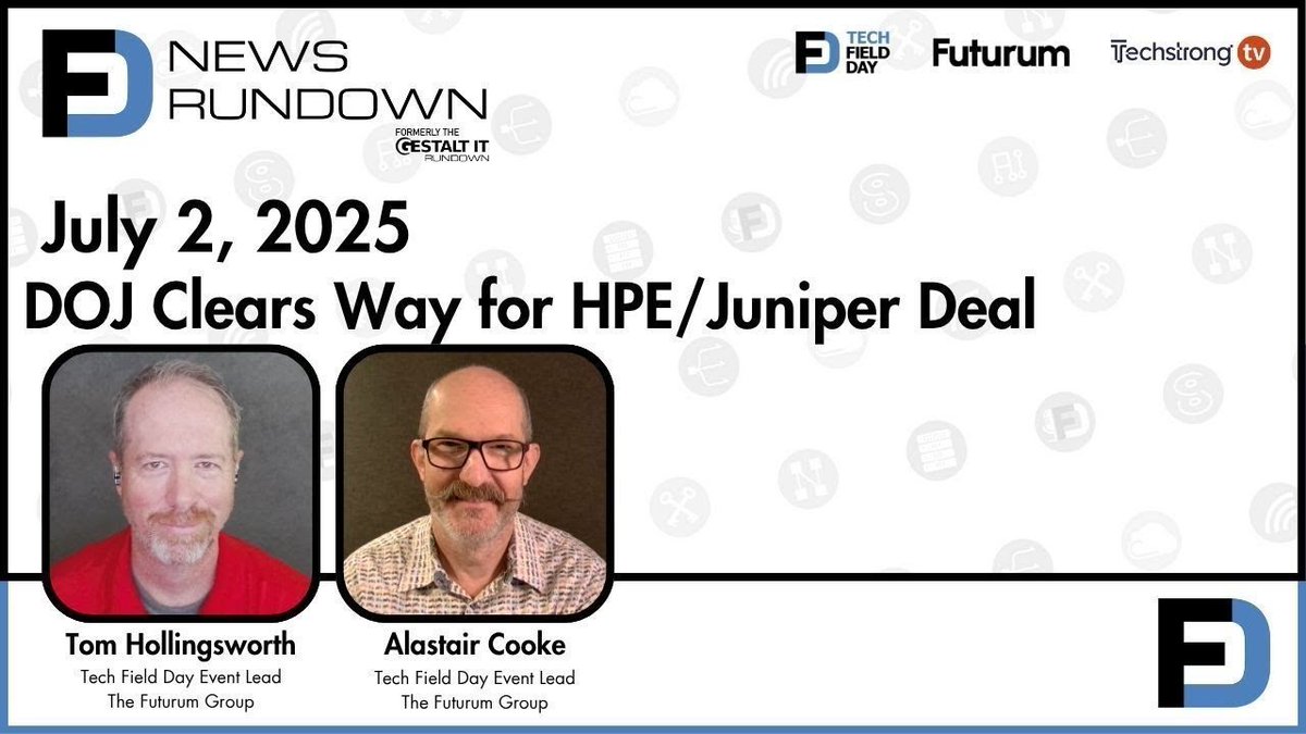 TechFieldDay's tweet photo. On the Rundown 🌐 https://t.co/CfxUFvsLoF
Books train AI by @OpenAI & @Anthropic, @Cisco ISE hit with critical flaws, @Microsoft tightens kernel access, DOJ clears @HPE / @JuniperNetworks deal, & more.
@NetworkingNerd @DemitasseNZ #TFDRundown #AI #Cybersecurity #IntelBroker https://t.co/Tb6KvSbjTQ