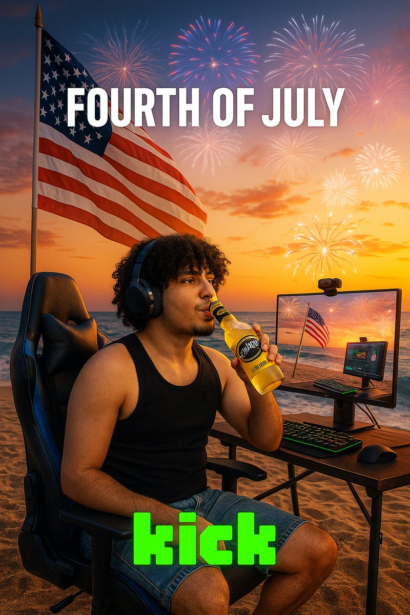 🚨ANNOUNCEMENT🚨

Drinking today a BIT, Gaming out, Finding new music.
Tomorrow is 4th of JULY! 🎆🥂

I hope you all have an AMAZING 4th of JULY TOMORROW!  i will not be STREAMING tomorrow but i will be streaming TODAY! 🤝

-Counter strike 2
-The stanley parable
-Music
-Reactions