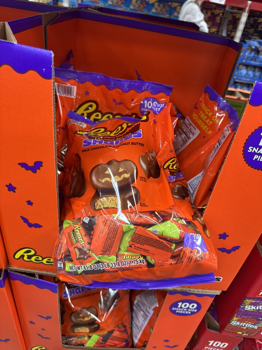 This is a fat guy move. Of course the pumpkins, eggs and trees are better than the regular Reese’s cups. But July 3rd for the first sale of Halloween candy? 

I know you’re a hefty one, Sam’s club manager.