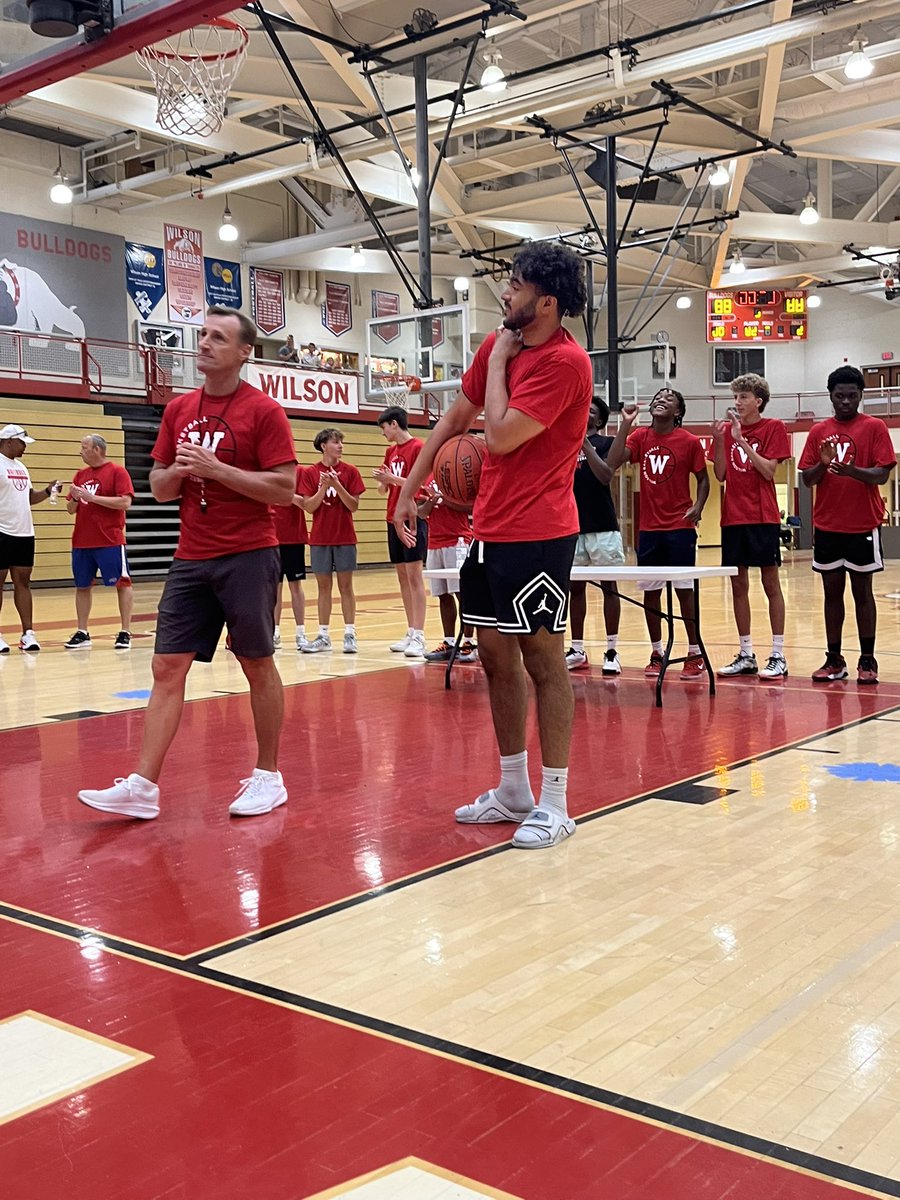Wilson Bulldogs Boys Basketball (@wilsonboyshoops) on Twitter photo Our last day of camp also brought Wilson alum <a href="/StevieM259/">Stevie Mitchell</a> to the gym. What a great role model for our future players and community to have. Thank you Stevie! Our last day of camp also brought Wilson alum <a href="/StevieM259/">Stevie Mitchell</a> to the gym. What a great role model for our future players and community to have. Thank you Stevie!