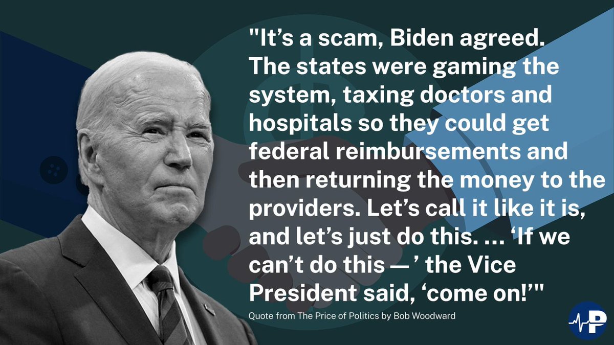 Geez...Republicans finally made progress on the Medicaid provider tax "scam" - your words. And enacted a reform that almost mirrors an Obama-Biden policy proposal.