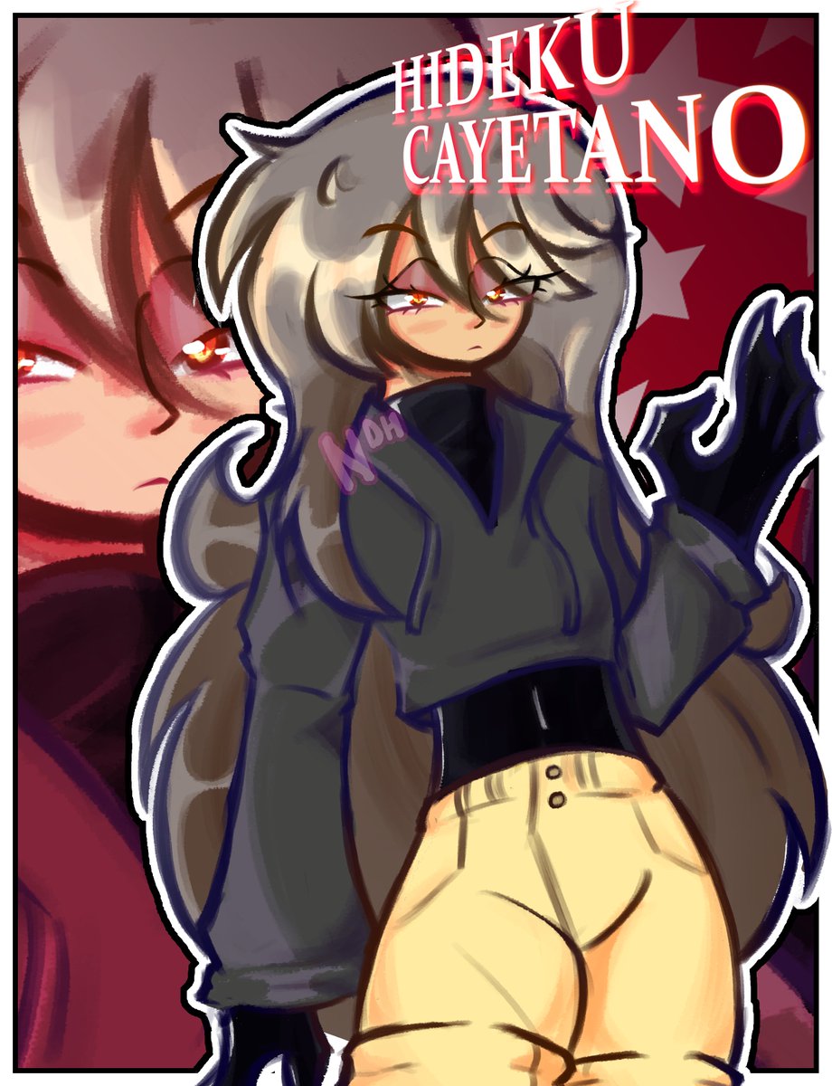 _NexusDH's tweet image. second attack for #artfight2025 RAHH
none other than @mistercakerz's Hideku!! >:D
