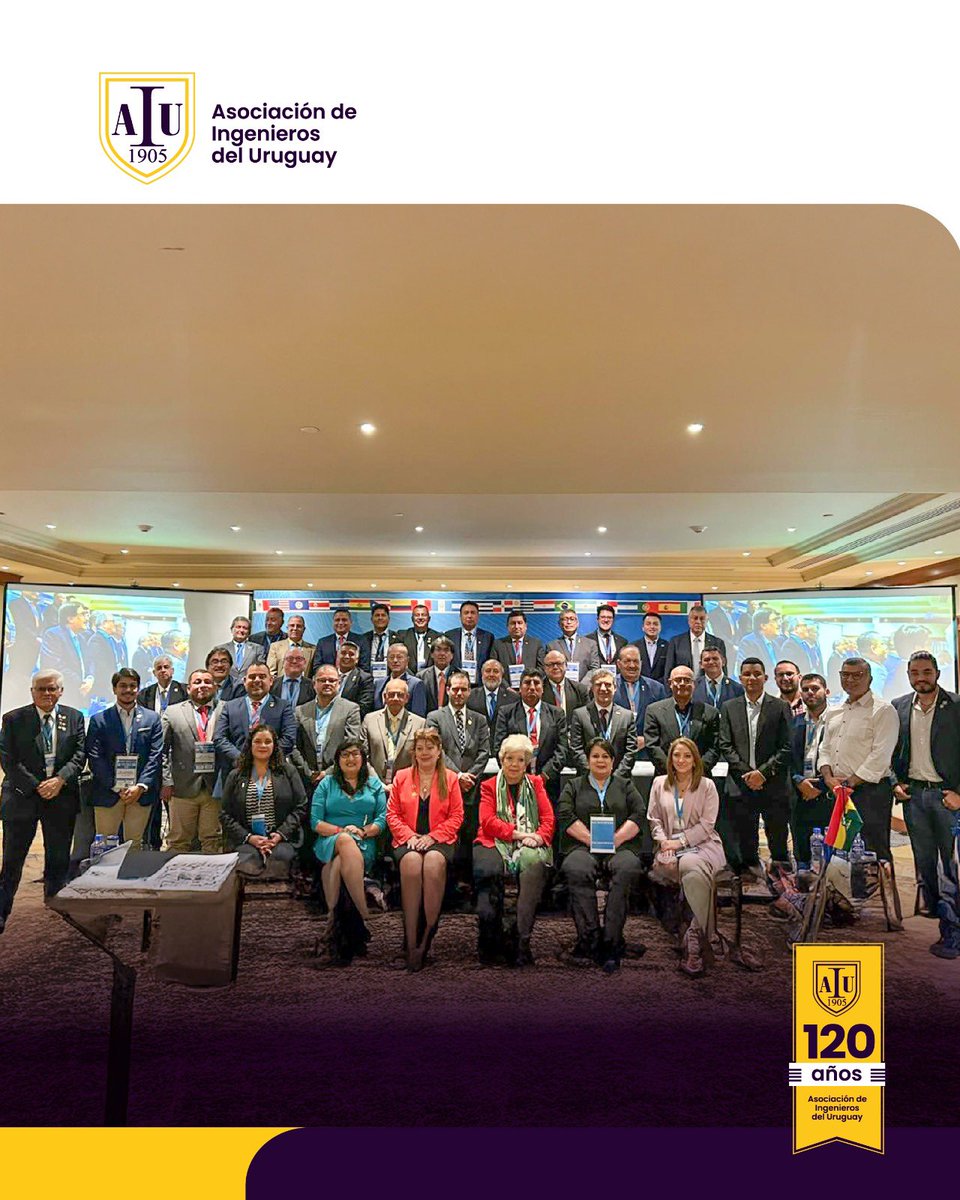 aingenierosu's tweet photo. El Presidente de la AIU, Ing. Miguel Fierro, se encuentra en México, participando de la 43 Asamblea General de la #UPADI, en su condición de miembro del Directorio de UPADI en su calidad de Tesorero. 👷♂️ 🇲🇽 https://t.co/OlzexE9n8O
