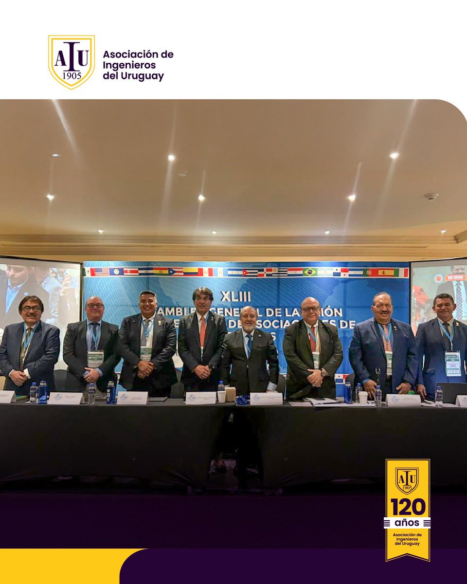 aingenierosu's tweet photo. El Presidente de la AIU, Ing. Miguel Fierro, se encuentra en México, participando de la 43 Asamblea General de la #UPADI, en su condición de miembro del Directorio de UPADI en su calidad de Tesorero. 👷♂️ 🇲🇽 https://t.co/OlzexE9n8O