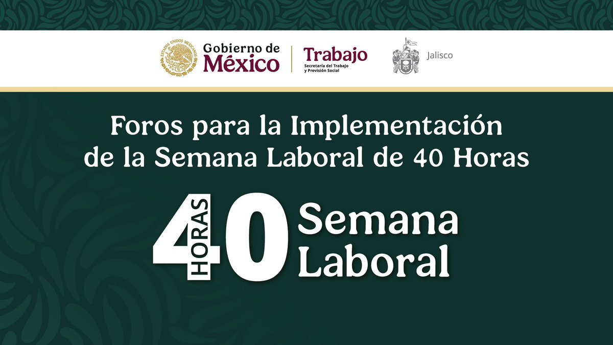 ⭕️ #EnVivo | Foro para la Implementación para la Semana Laboral de 40 horas.👇🏼

facebook.com/share/v/178GdK…